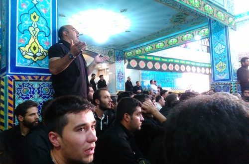 مداحی سید محمد عاملی اردبیلی در تشت‌گذازی